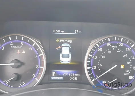 2017 Infiniti Q50 Premium z USA, uszkodzony, nr VIN JN1EV7AP4HM740833